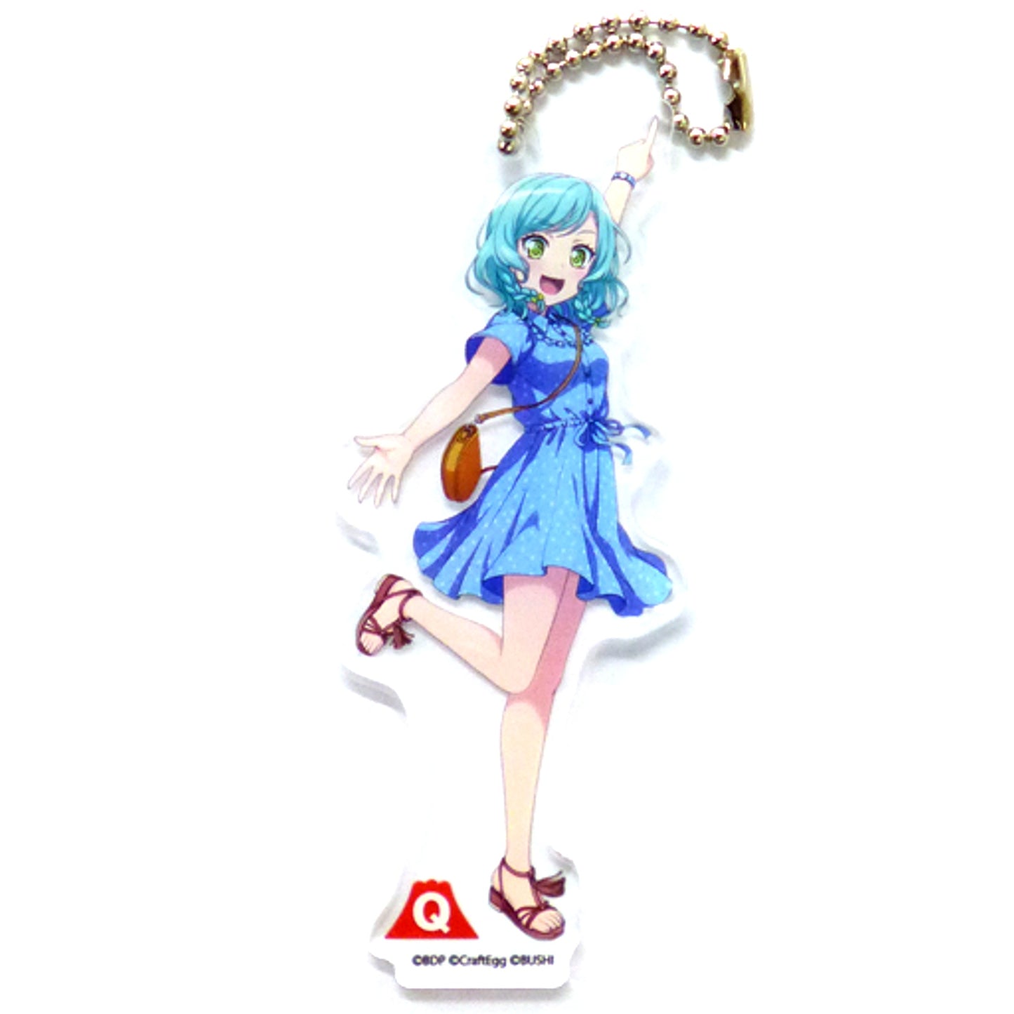 Hina Hikawa BanG Dream! Girls Band Party! Acrylic Keychain in Fuji-Q Highland [USED]
