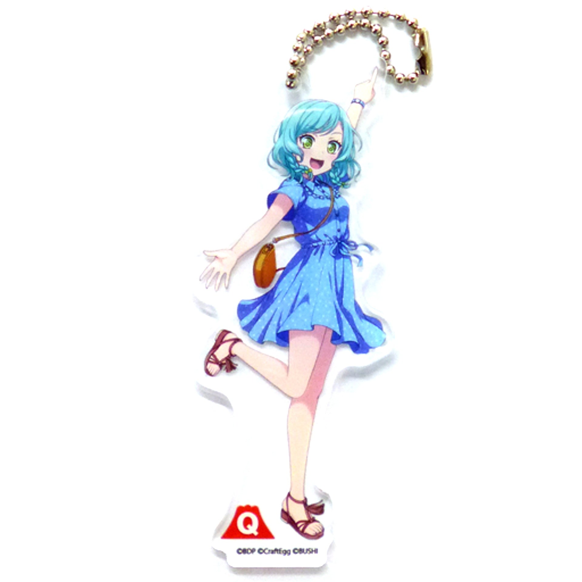 Hina Hikawa BanG Dream! Girls Band Party! Acrylic Keychain in Fuji-Q Highland [USED]