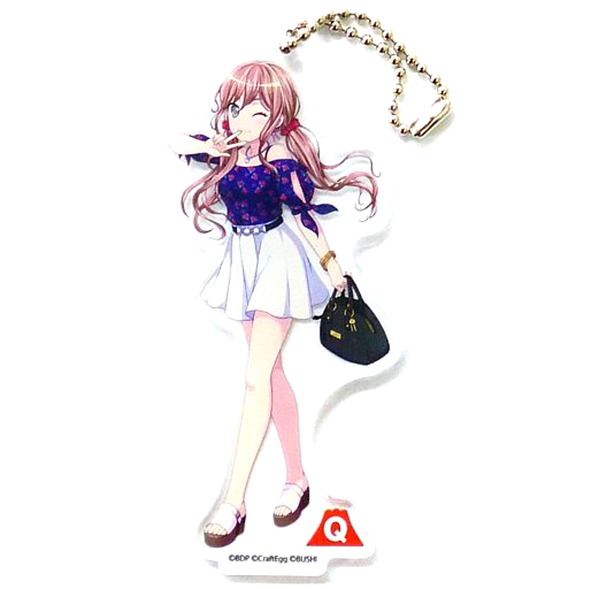 Lisa Imai BanG Dream! Girls Band Party! in Fuji-Q Highland Acrylic Keychain [USED]