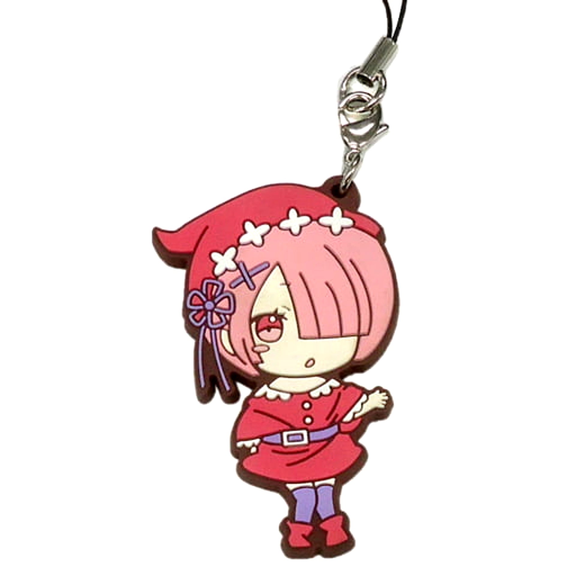 Re:ZERO -Starting Life in Another World- Ram Ichiban Kuji Snow White Life Ver. Rubber Charm Prize F Keychains [USED]