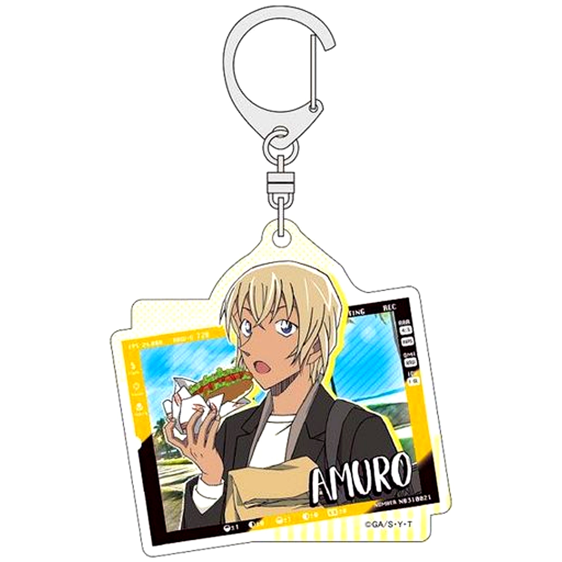 Toru Amuro Detective Conan Trading Acrylic Keychain [USED]