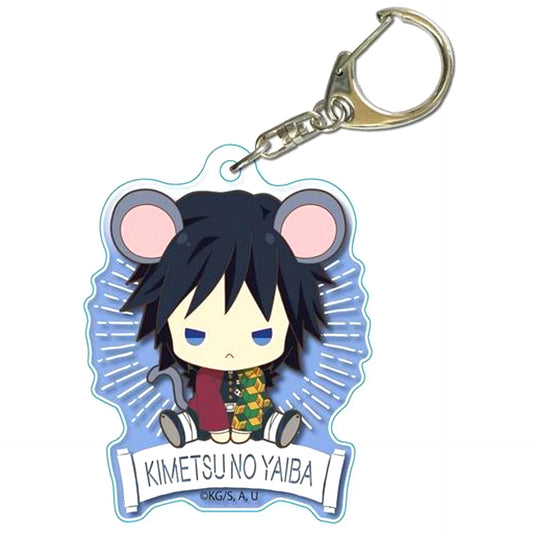 Giyu Tomioka Charatchu! Demon Slayer Acrylic Keychain [USED]