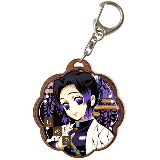 Shinobu Kocho Demon Slayer Kimetsu no Yaiba Wooden Keychain Ver.2 [USED]