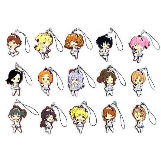 Set of 15 The Idolm@ster Cinderella Girls Dere Rubber 4thLive Ver. Passion BOX [USED]