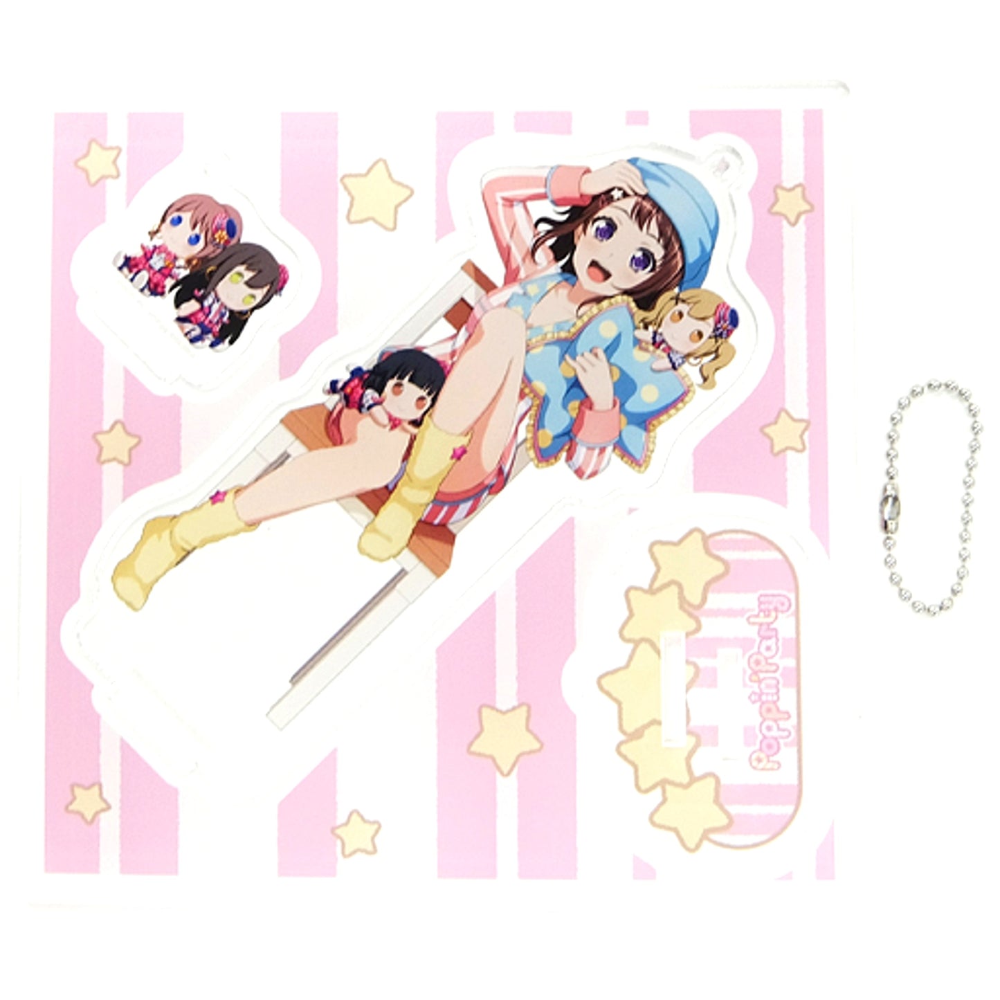 Poppin'Party BanG Dream! Girls Band Party! Acrylic Stand Keychain Garupa! & Starlight Relive Fes 2019 in Ikebukuro [USED]