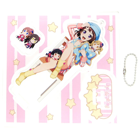 Poppin'Party BanG Dream! Girls Band Party! Acrylic Stand Keychain Garupa! & Starlight Relive Fes 2019 in Ikebukuro [USED]