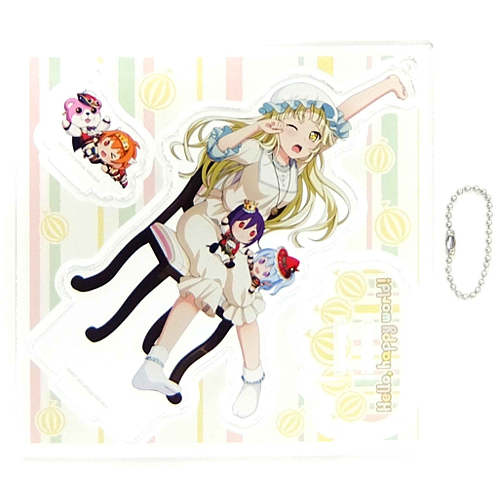 Hello, Happy World! BanG Dream! Girls Band Party! Garupa Party! & Starlight Relive Festival 2019 in Ikebukuro Acrylic Stand Keychain [USED]