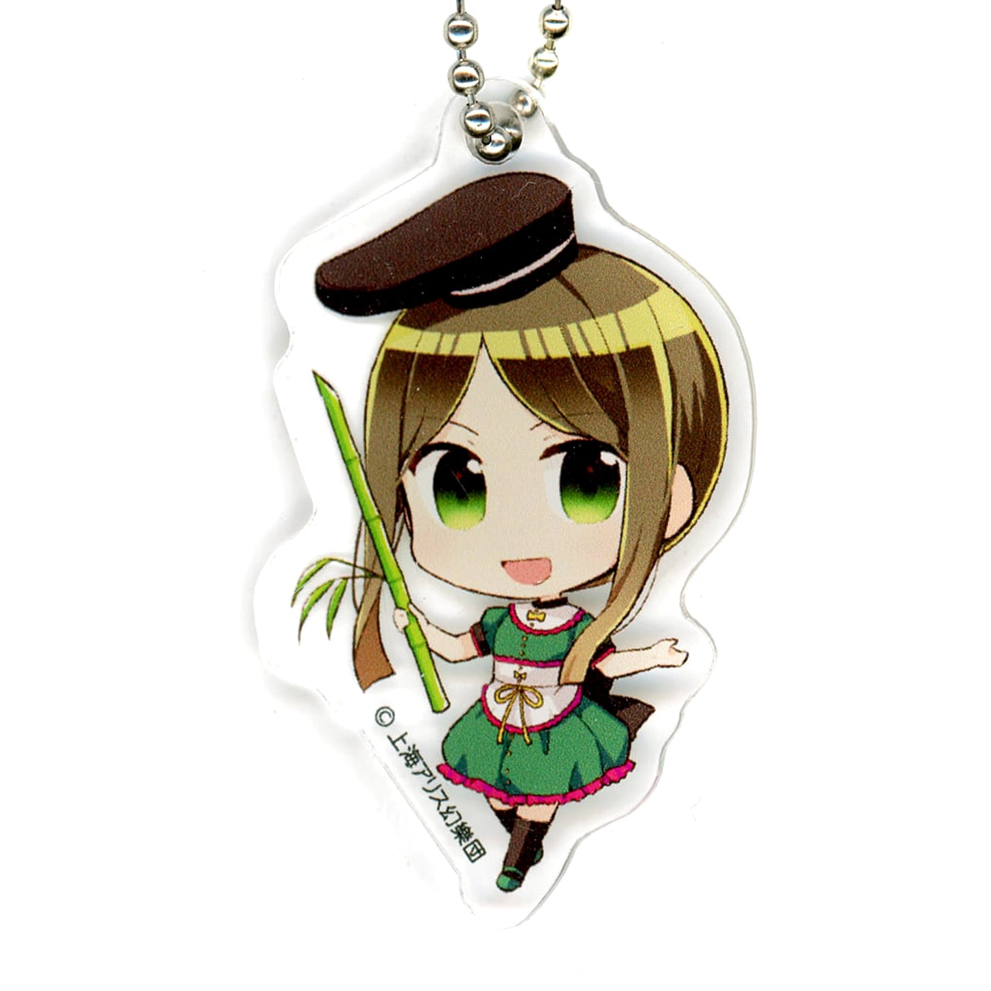 Touhou Project Mai Teireida Acrylic Keychain Gensokyo SD Collection B Atre Akihabara Hakurei Shrine Autumn Festival 2019 Exclusive Keychains [USED]