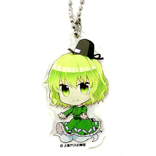 Touhou Project Soga no Tojiko Acrylic Keychain Gensokyo SD Collection E Atre Akihabara Hakurei Shrine Autumn Festival 2019 Exclusive Keychains [USED]
