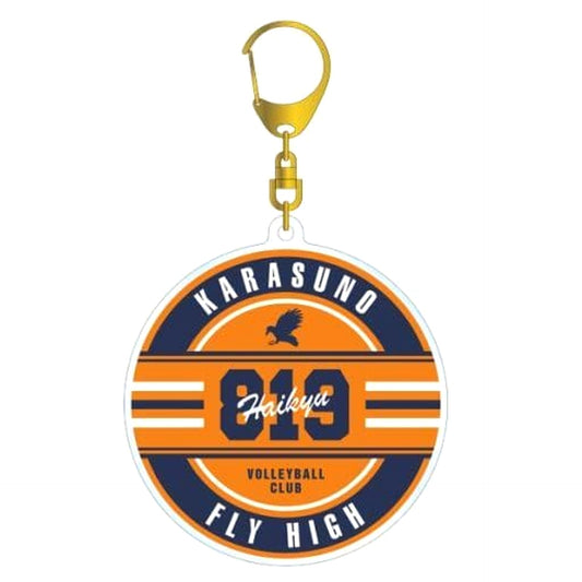Haikyu!! Karasuno High School Motif Acrylic Keychain Keychains [USED]
