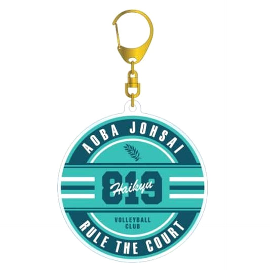 Haikyu!! Aobajosai High School Motif Acrylic Keychain Keychains [USED]