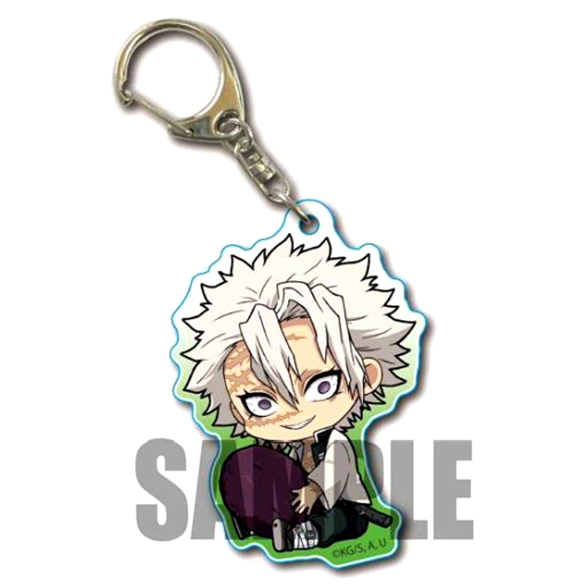 Sanemi Shinazugawa Demon Slayer: Kimetsu no Yaiba Gyugyutto Acrylic Keychain Vol.2 [USED]