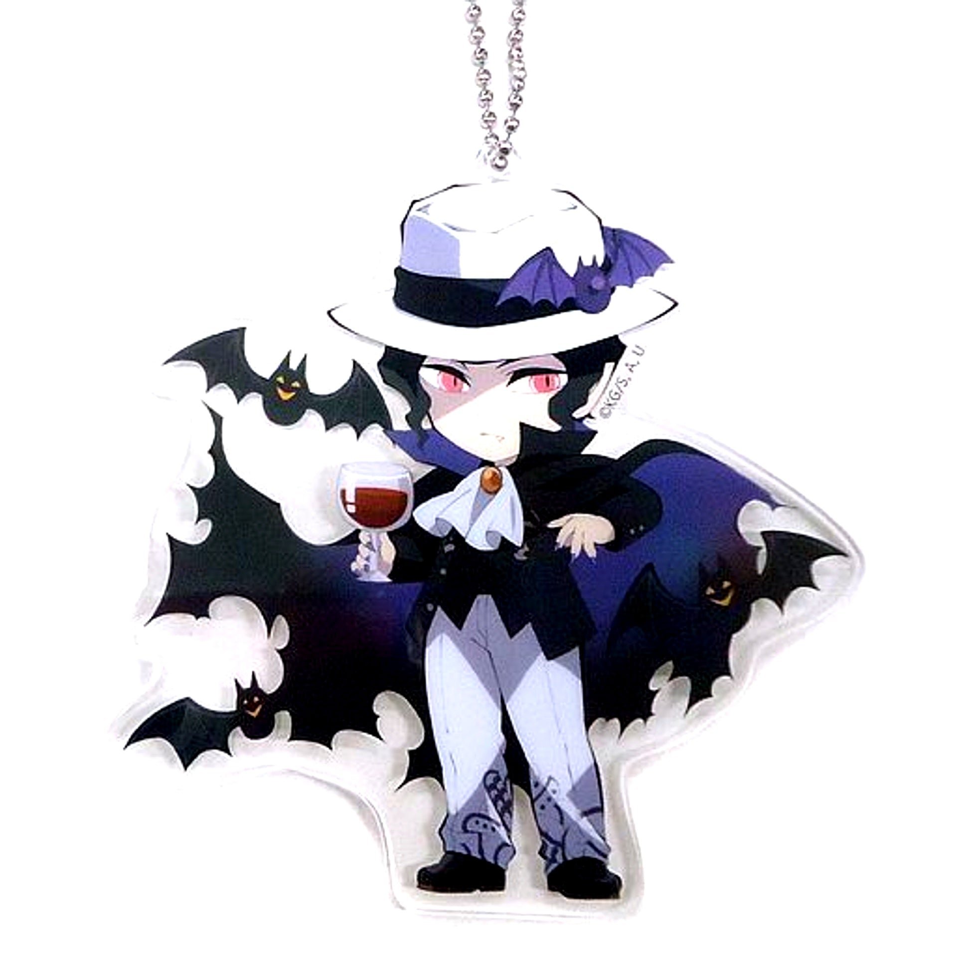 Muzan Kibutsuji Demon Slayer Kimetsu no Yaiba ufotable Cafe Happy Halloween Vol 1 Random Acrylic Charm [USED]