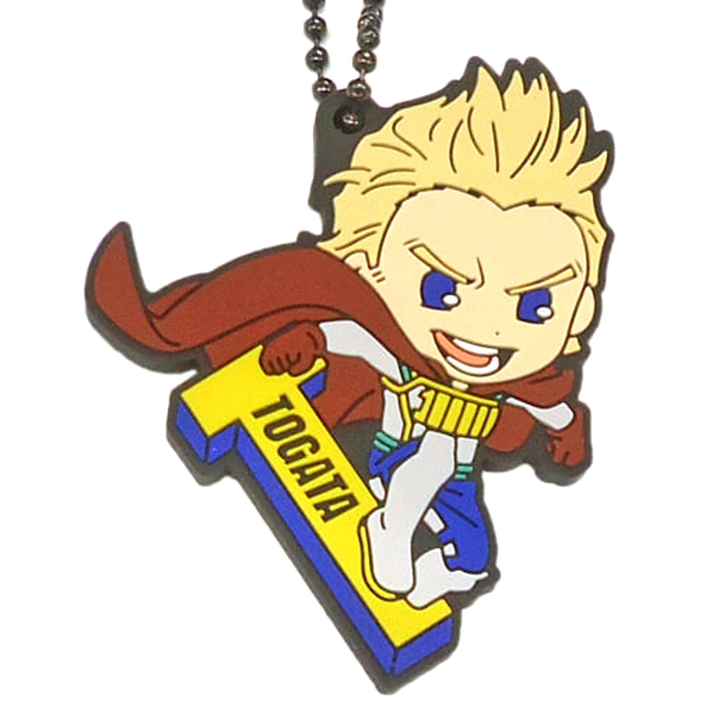 My Hero Academia Mirio Togata Ichiban Kuji Boy Meets... Rubber Ball Chain Keychain Kyunchara Illustrations Prize G Keychains [USED]