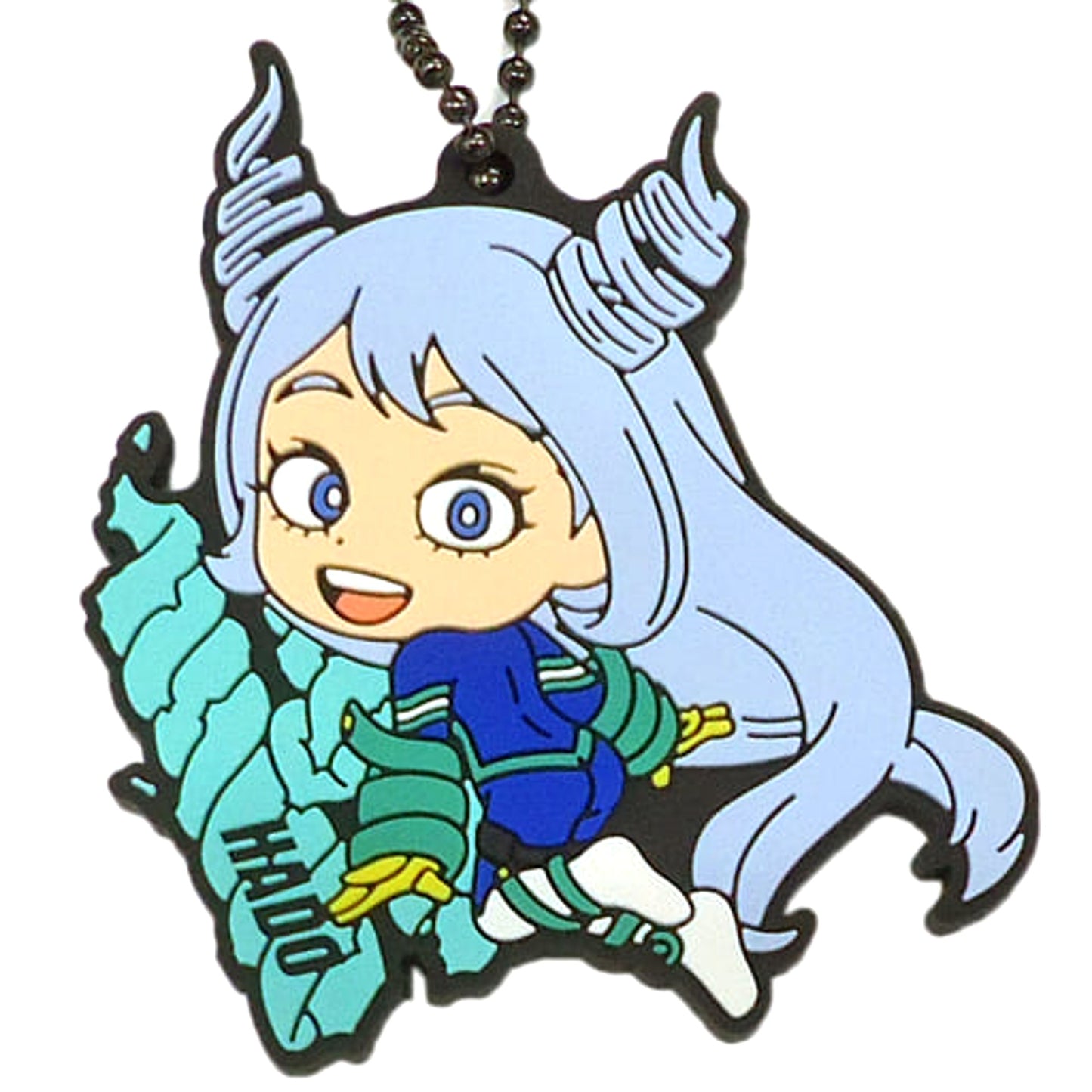 My Hero Academia Nejire Hado Ichiban Kuji Boy Meets... Rubber Ball Chain Keychain Kyunchara Illustrations Prize G Keychains [USED]