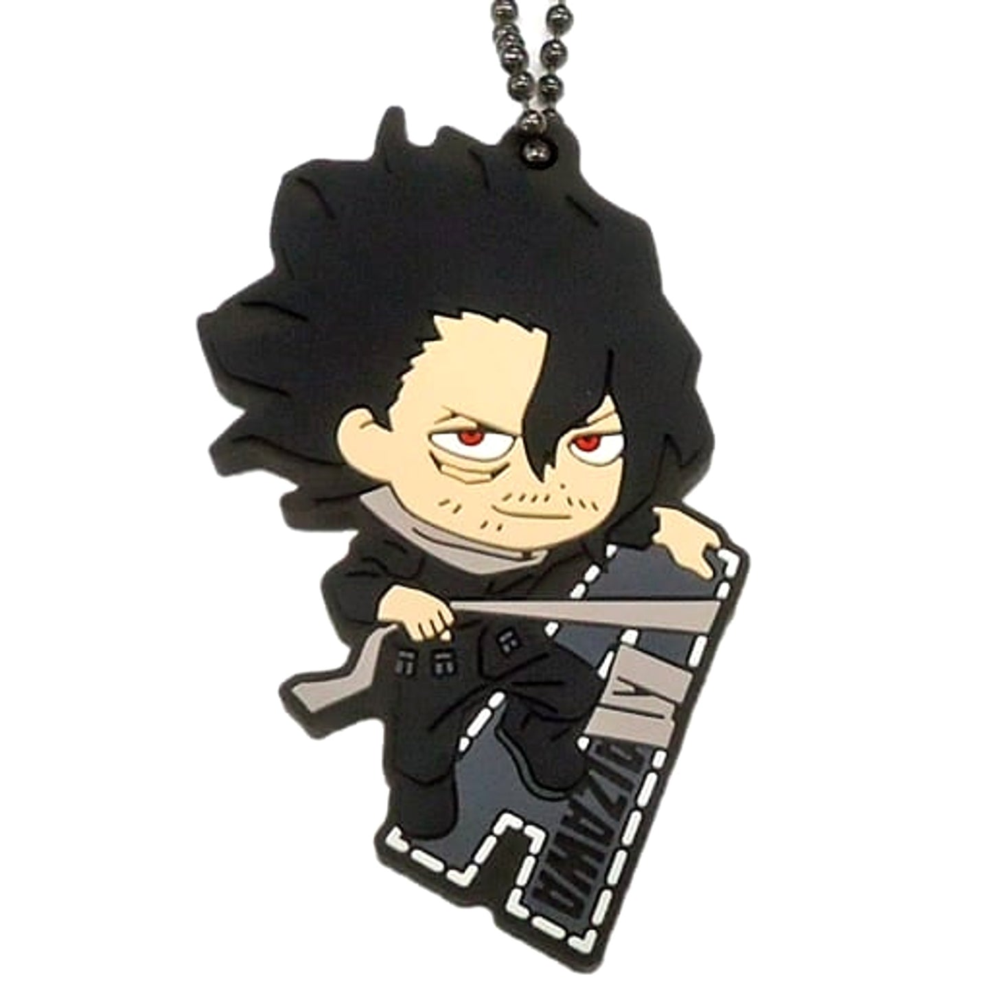 My Hero Academia Shota Aizawa Ichiban Kuji Boy Meets... Rubber Ball Chain Keychain Kyunchara Illustrations Prize G Keychains [USED]