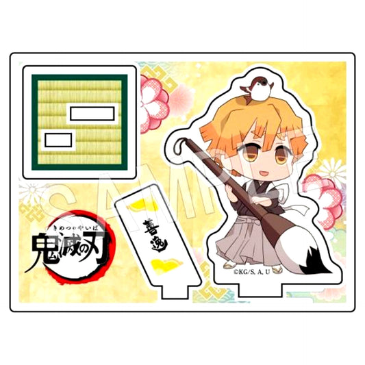 Zenitsu Agatsuma, Demon Slayer: Kimetsu no Yaiba, Trading Acrylic Stand, Kakizome Ver., Type-A [USED]