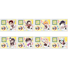 Set of 8 Demon Slayer Trading Acrylic Stand Kakizome Ver. Type-A [USED]