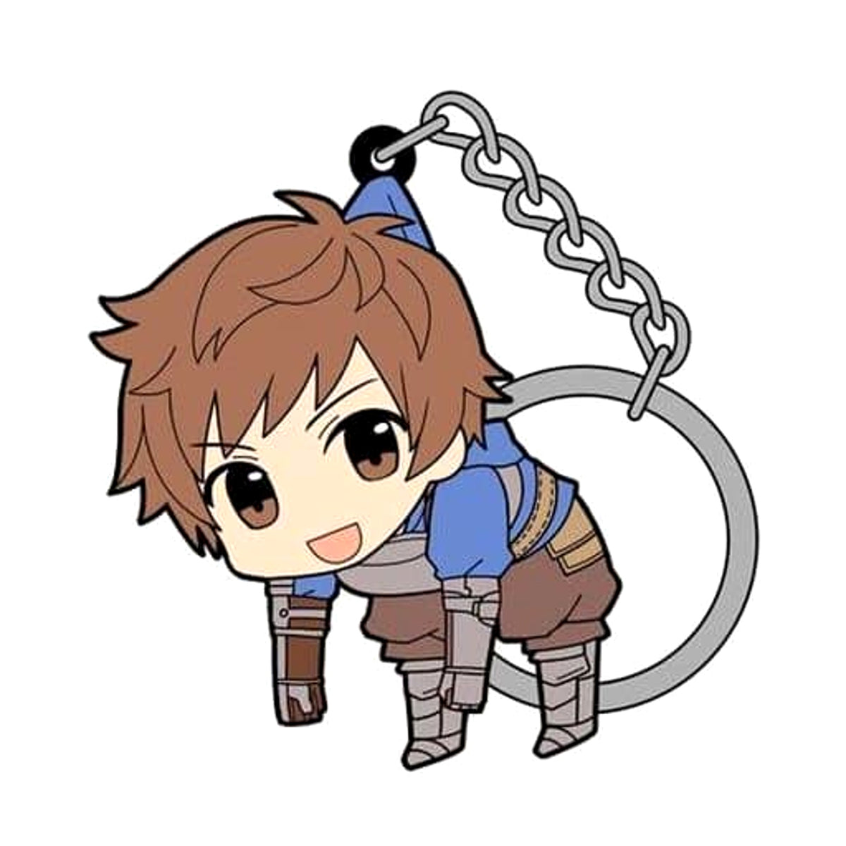Granblue Fantasy Male Protagonist Tsumamare Keychain Keychains [USED]