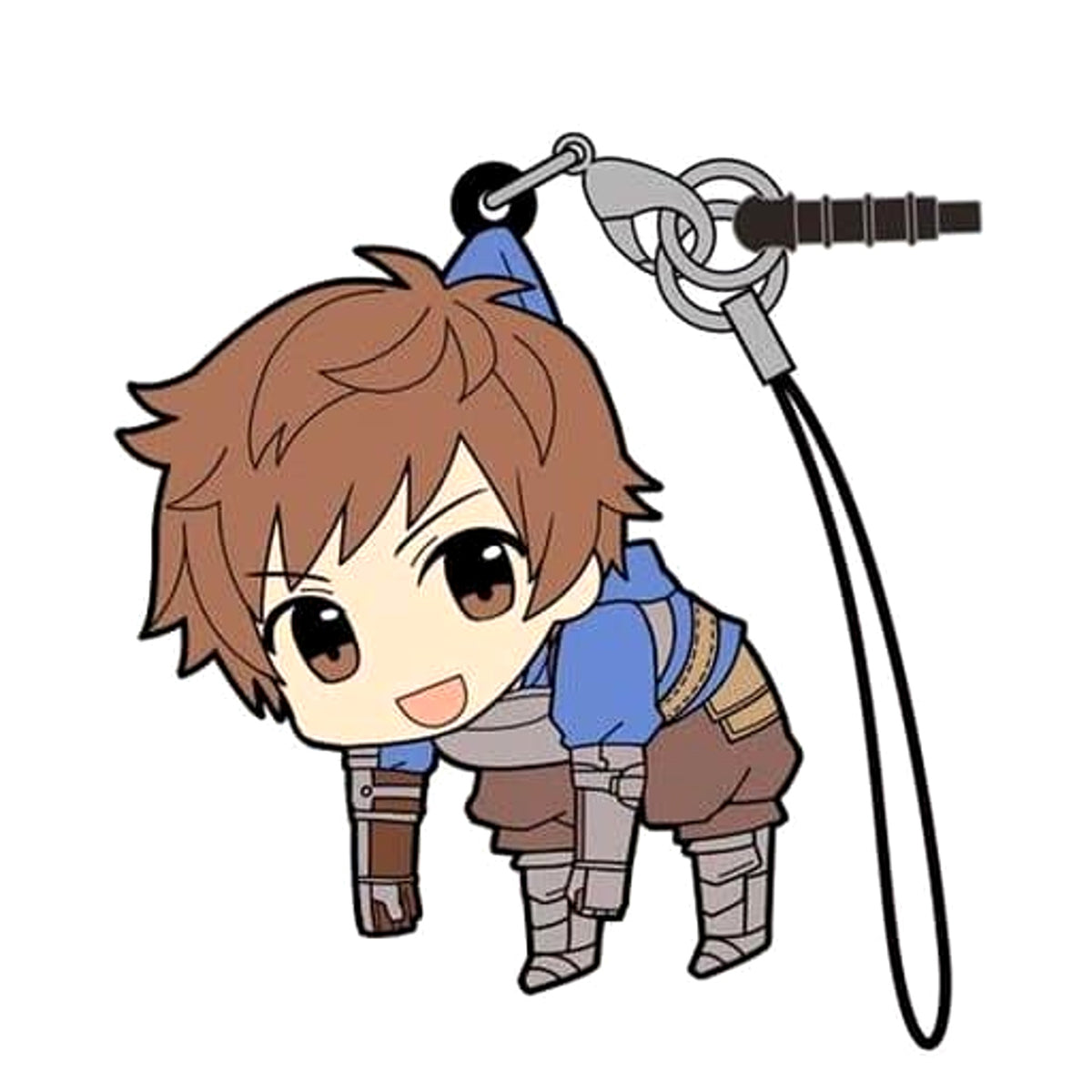Granblue Fantasy Gran Tsumamare Strap Keychains [USED]