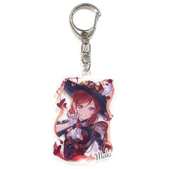 Granblue Fantasy X Love Live! Maki Nishikino Acrylic Keychain Premium Shop Limited Keychains [USED]