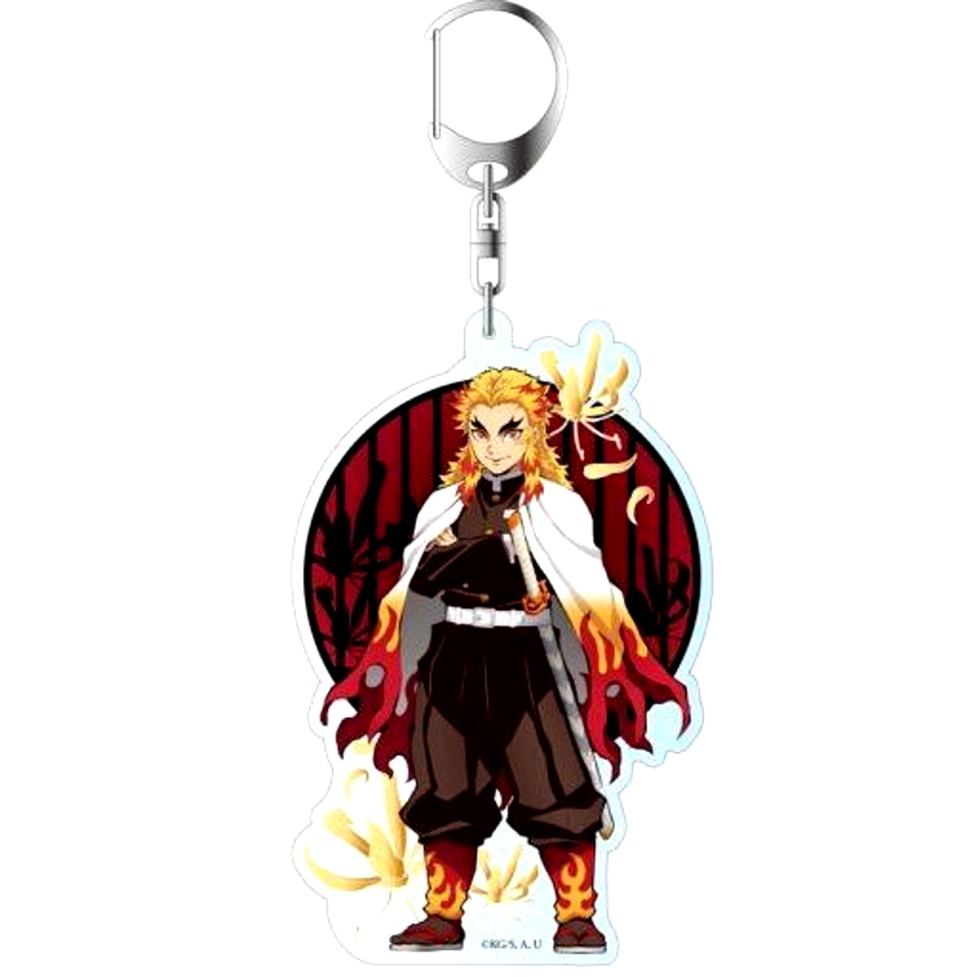 Kyojuro Rengoku Deka Big Keychain Demon Slayer: Kimetsu no Yaiba [USED]