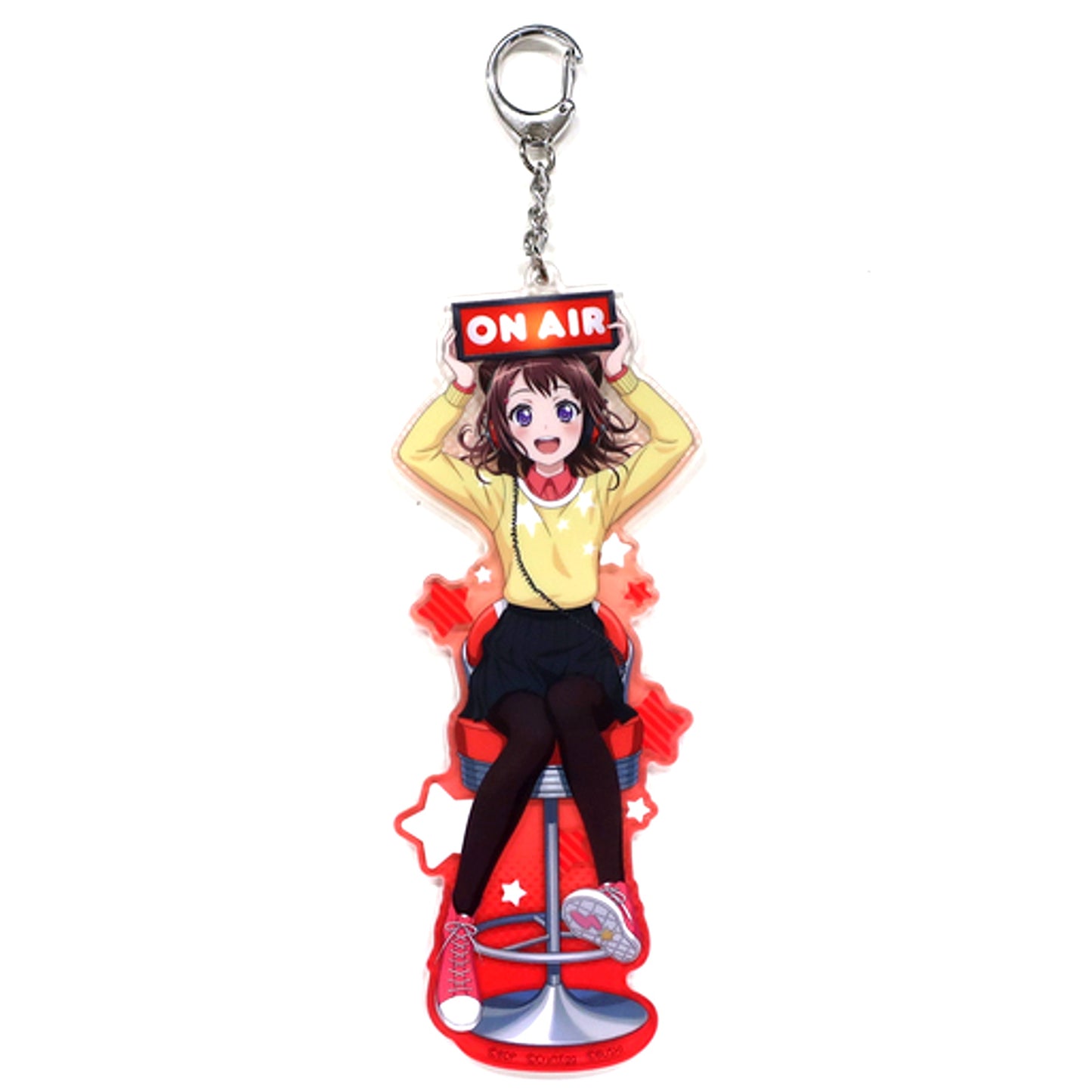 Kasumi Toyama Big Acrylic Keychain BanG Dream! Girls Band Party! Bandori! Radio Fes! [USED]