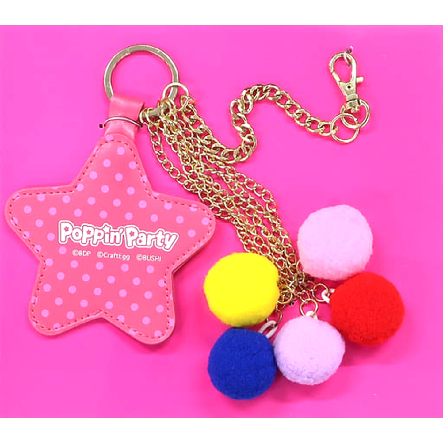 BanG Dream! Girls Band Party! Poppin'Party Costume Motif Keychain Garupa Summer Vacation in Akihabara Limited Keychains [USED]