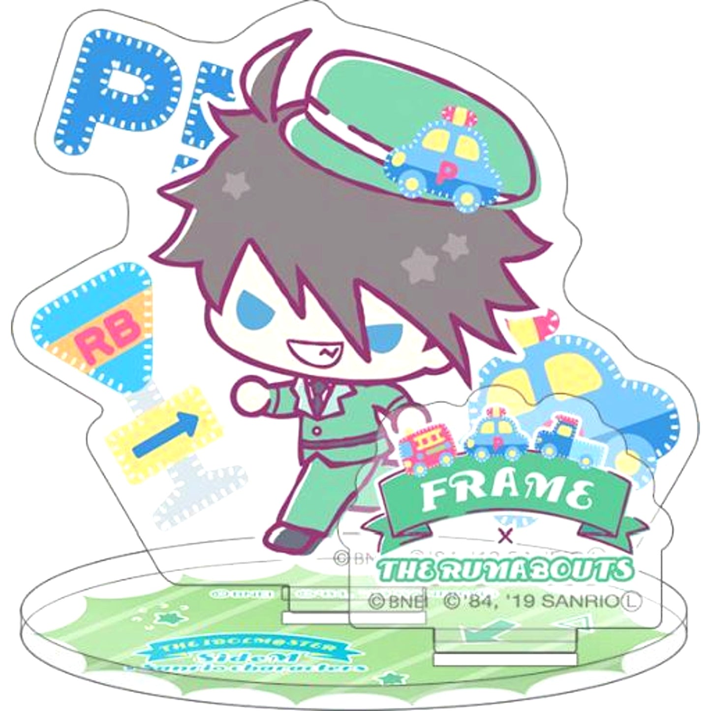 Hideo Akuno x The Runabouts The Idolmaster SideM x Sanrio Characters Acrylic Stand [USED]