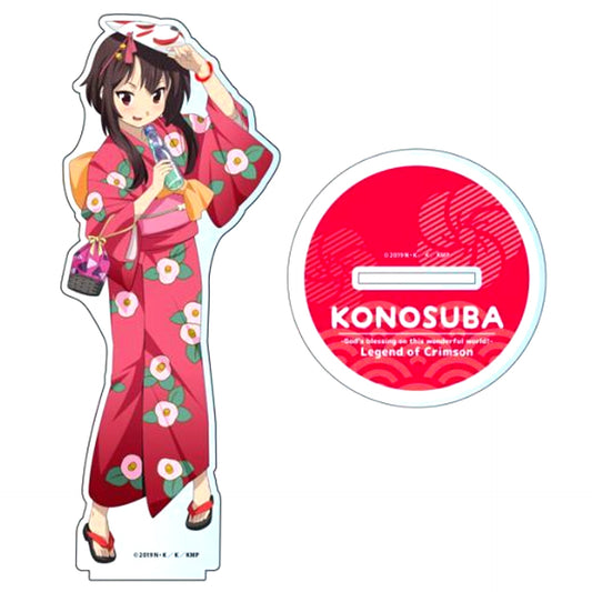 Megumin Yukata Ver. Huge Acrylic Stand Movie KonoSuba: God's Blessing on this Wonderful World! Legend of Crimson [USED]