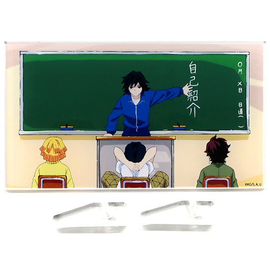 Group It's a New Semester, Introduce Yourself Demon Slayer Kimetsu Academy Story Acrylic Stand Animate Girls Festival 2019 Goods [USED]