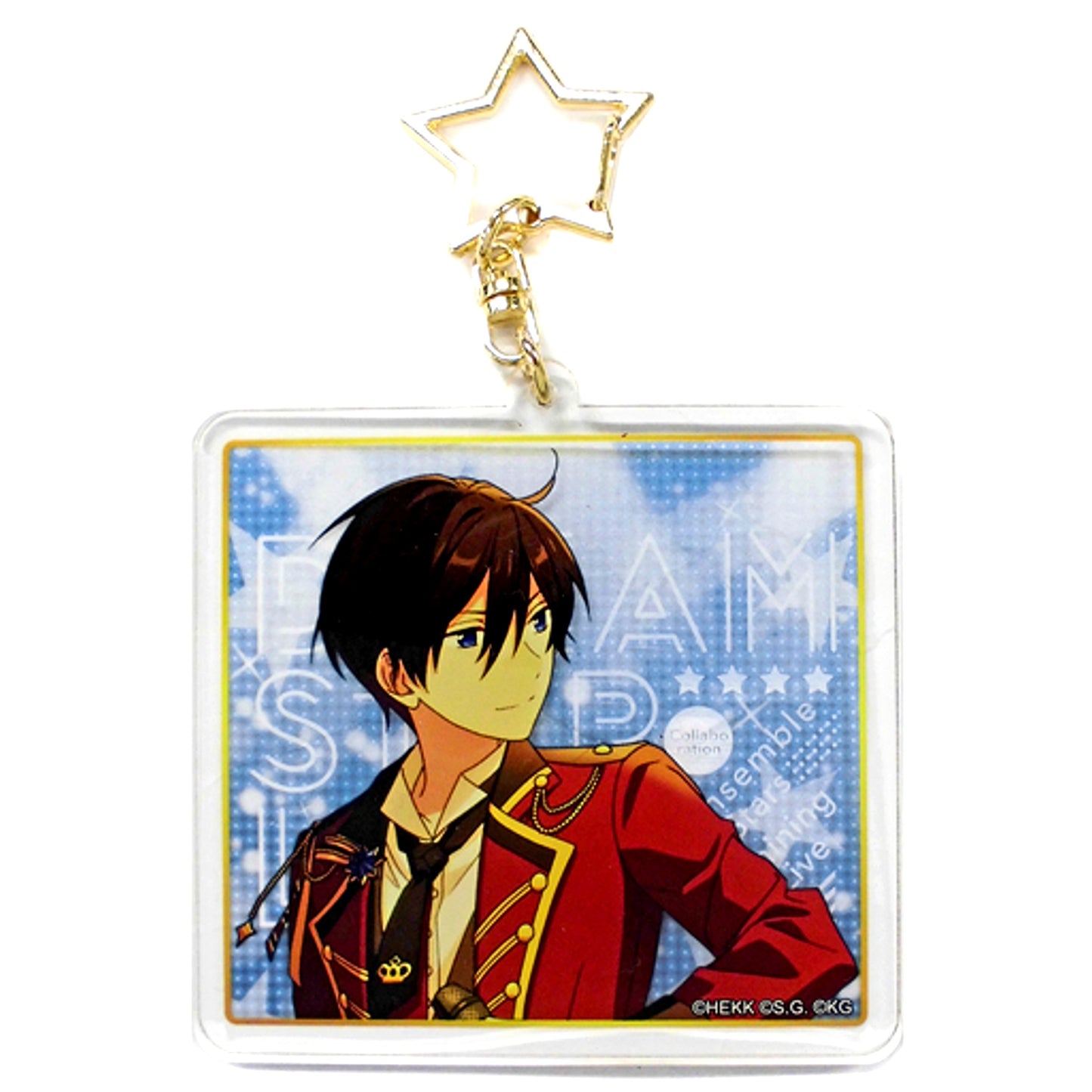 Hokuto Hidaka Ensemble Stars! x Uta no Prince-sama Shining Live Dream Star Live Trading Acrylic Keychain Trickstar & STARISH Ver. Animate Girls Festival 2019 [USED]