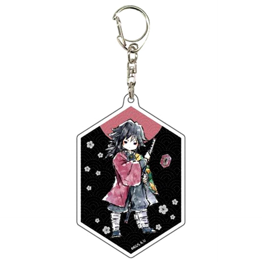 Giyu Tomioka 01. GraffArt Design Demon Slayer Acrylic Keychain [USED]