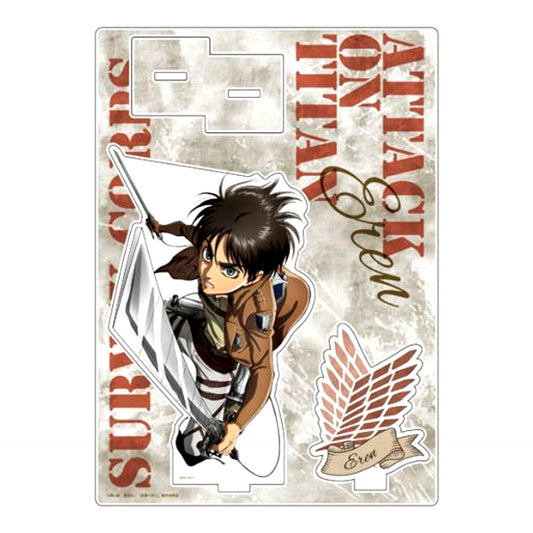 Eren Yeager attack Ver. Acrylic Diorama Attack on Titan [USED]