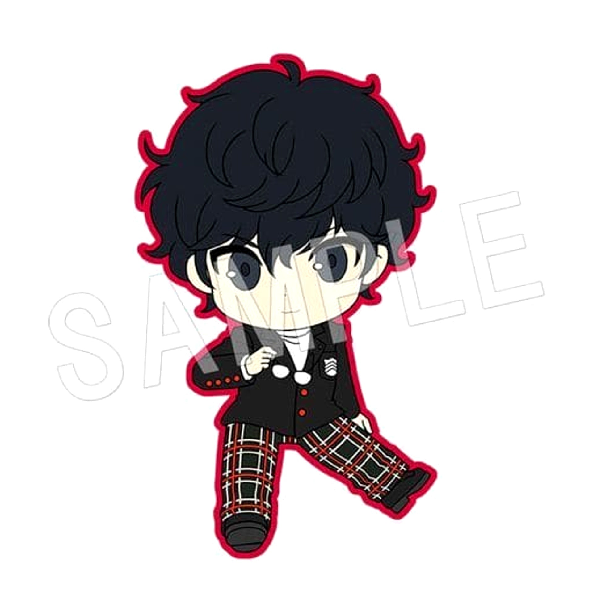 Persona 5 Royal Protagonist Petanko Trading Rubber Strap Keychains [USED]