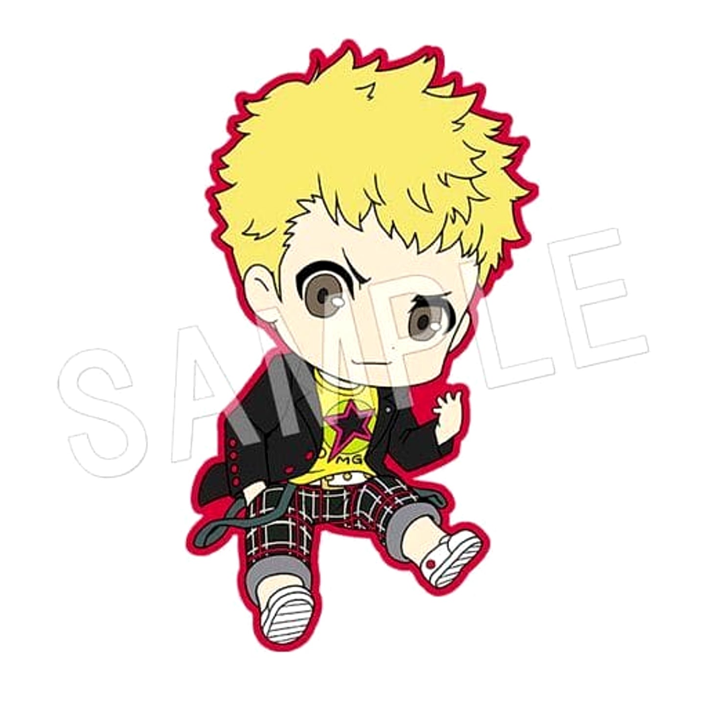 Persona 5 Royal Ryuji Sakamoto Petanko Trading Rubber Strap Keychains [USED]