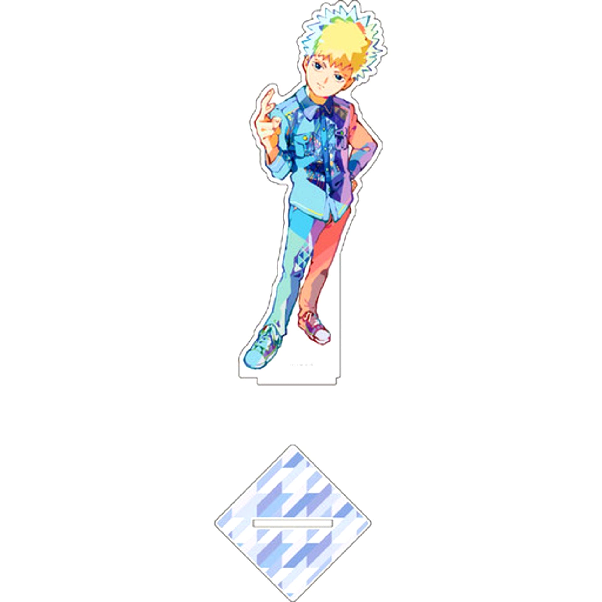 Teruki Hanazawa PALE TONE series Big Acrylic Stand Mob Psycho 100 II [USED]