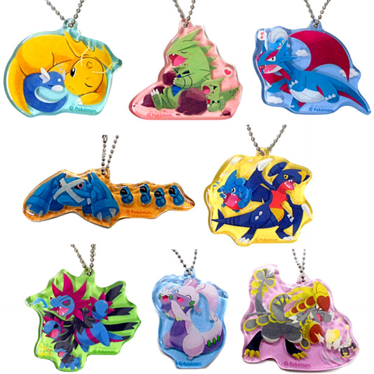 Set of 8 Pokemon TAIKI-BANSEI Acrylic Charm Collection [USED]