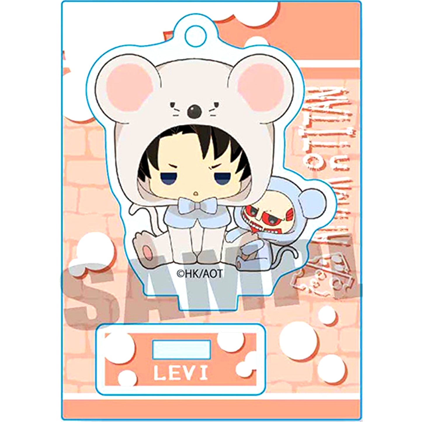 Levi (Kigurumi) Charatchu! Mini Stand Attack on Titan Season 3 [USED]