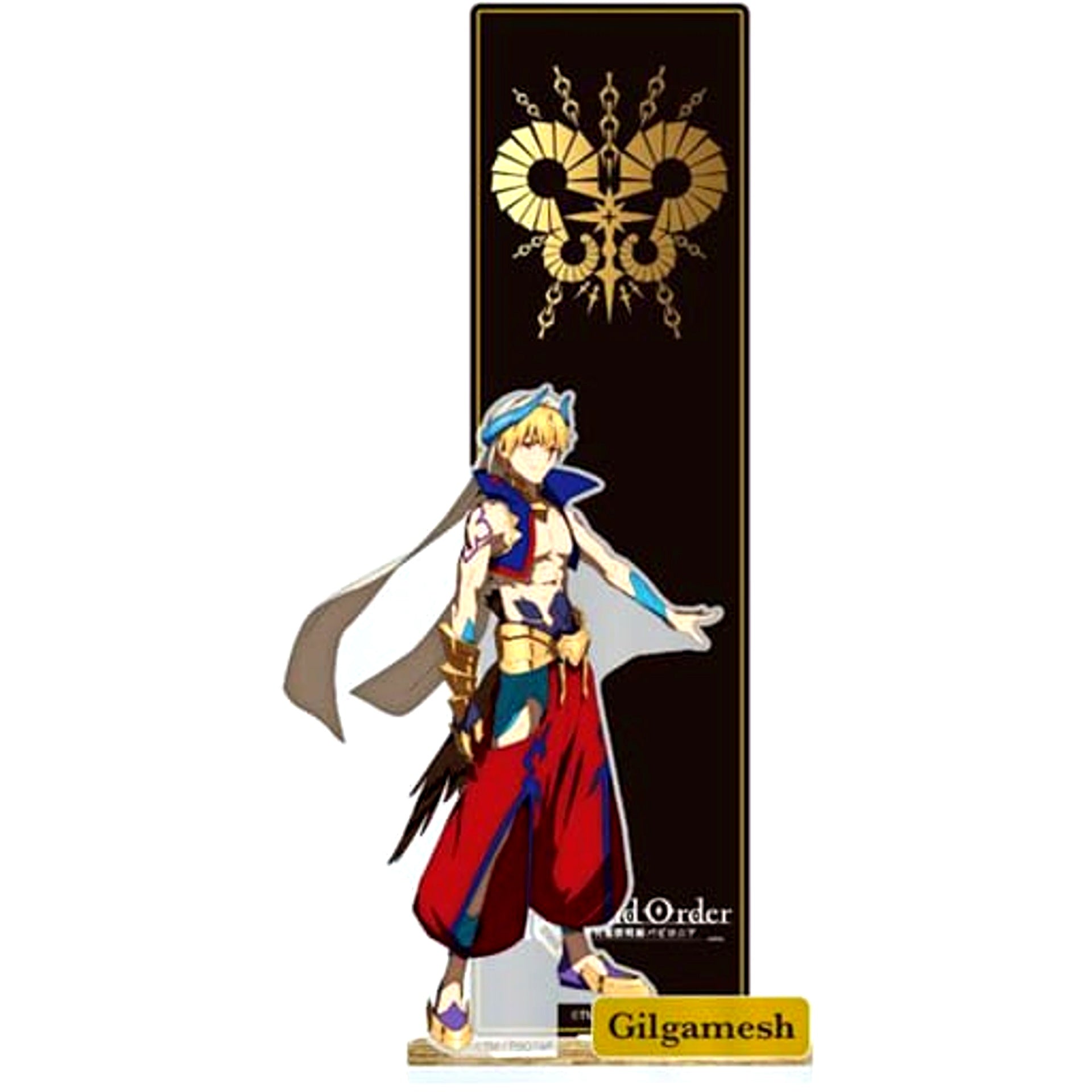 Fate/Grand Order -Absolute Demonic Front: Babylonia- Gilgamesh Acrylic Diorama Stand Caster [USED]