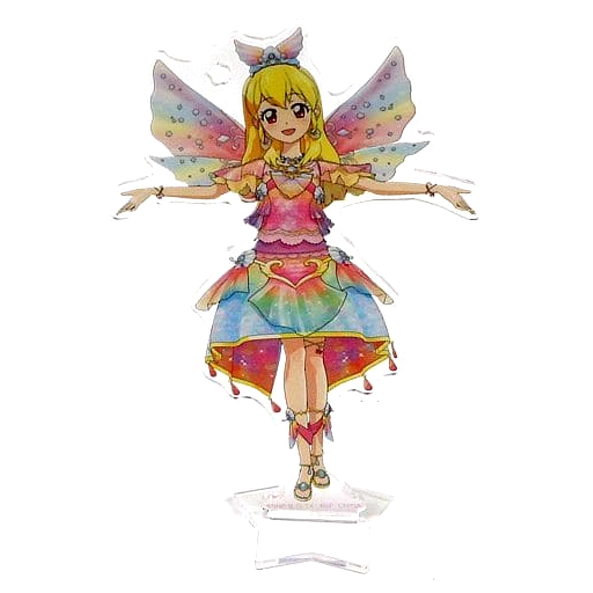 Aikatsu! Ichigo Hoshimiya Ichiban Kuji Happy 7th Anniversary!! Die-cut Acrylic Stand Prize H [USED]