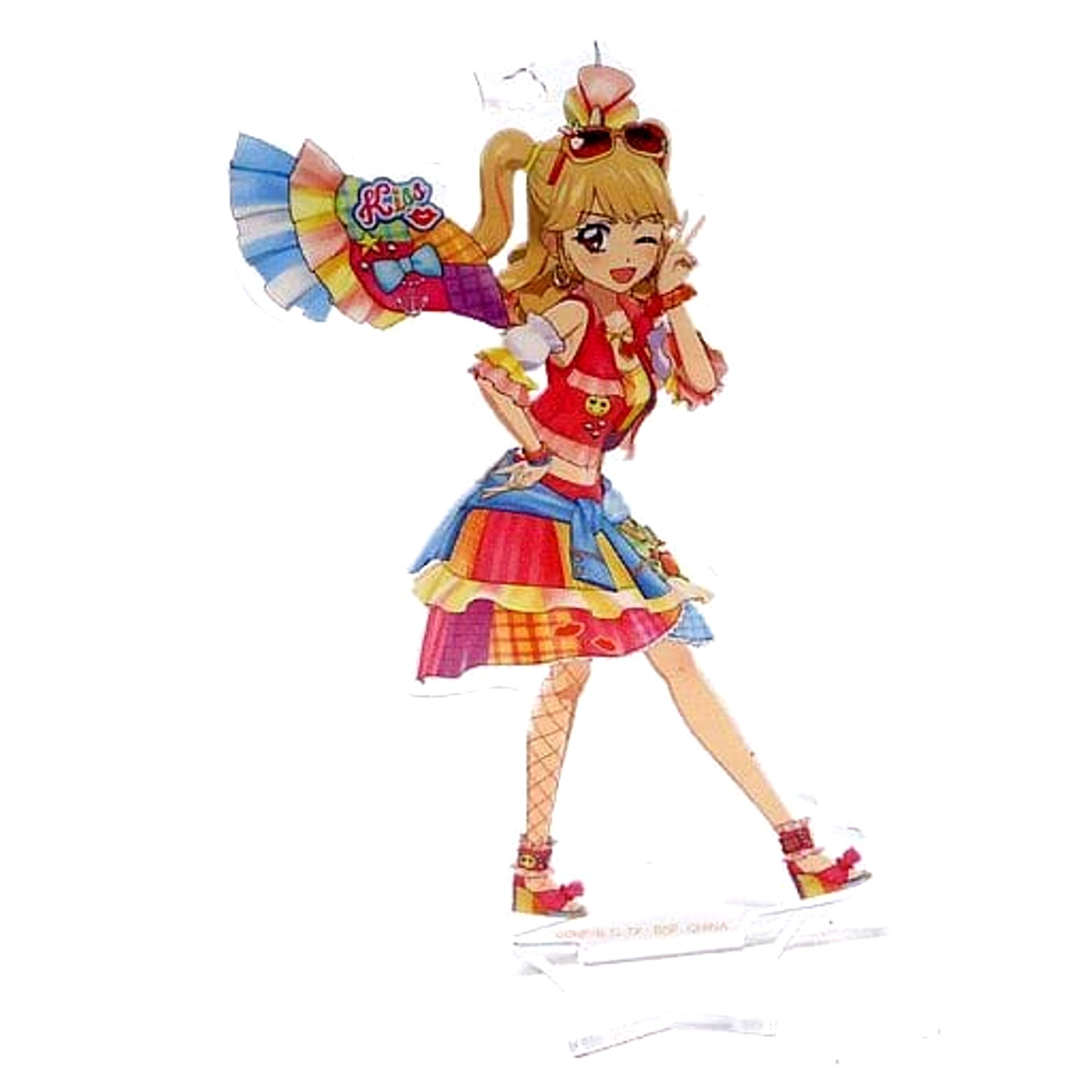 Aikatsu! Mikuru Natsuki Ichiban Kuji Happy 7th Anniversary!! Die-cut Acrylic Stand Prize H [USED]