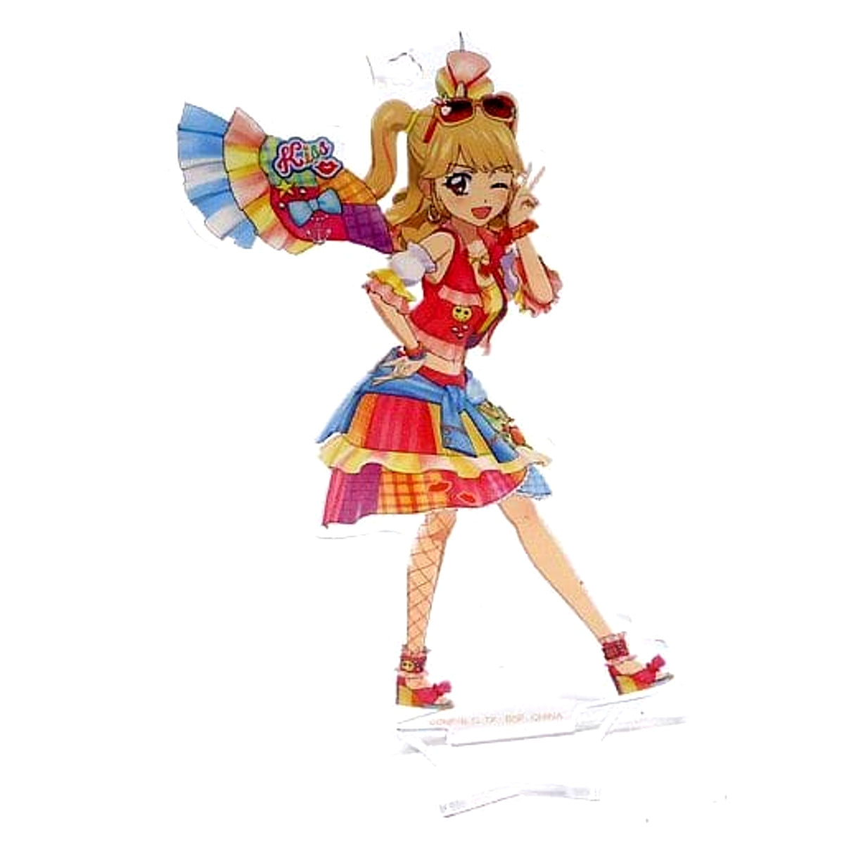 Aikatsu! Mikuru Natsuki Ichiban Kuji Happy 7th Anniversary!! Die-cut Acrylic Stand Prize H [USED]