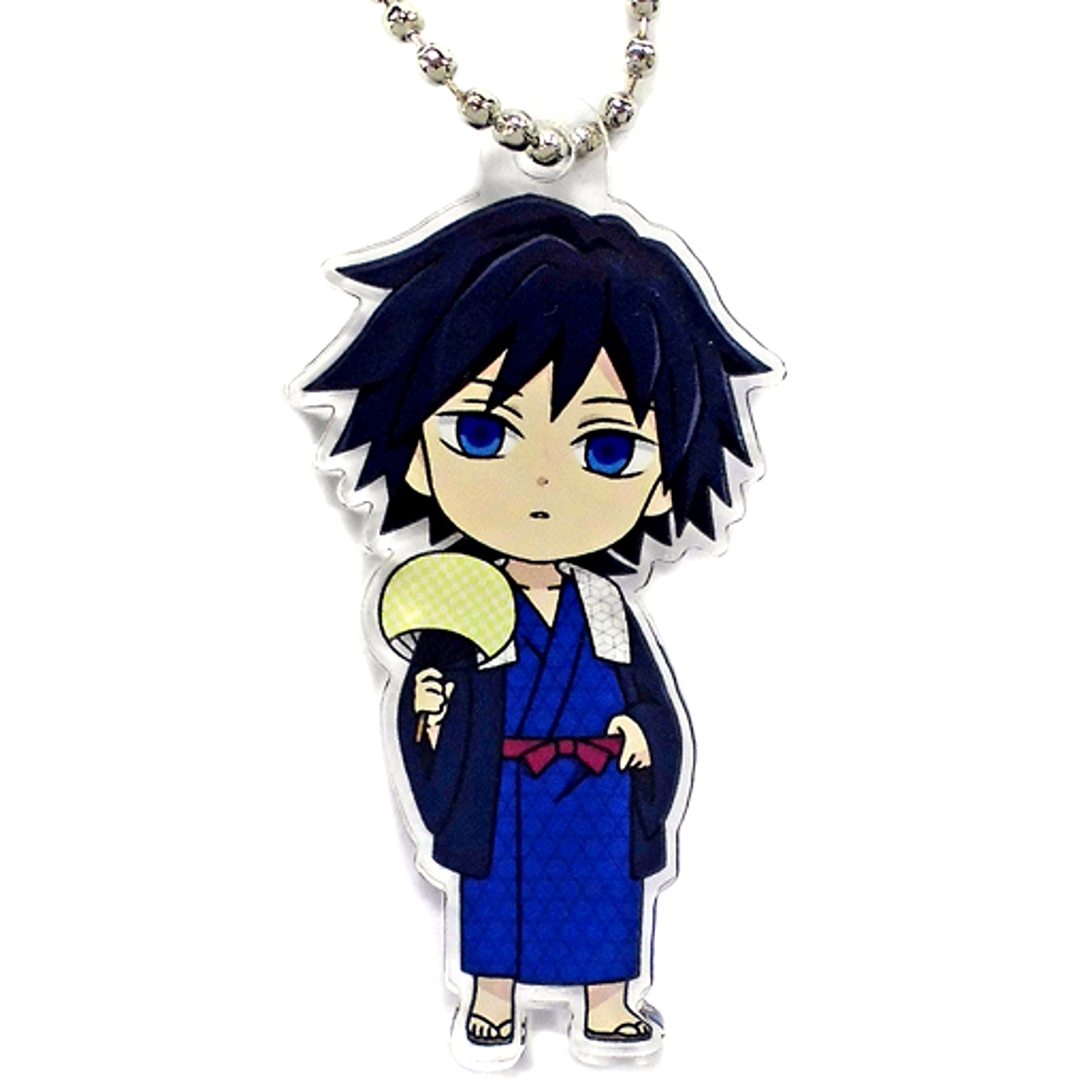 Giyu Tomioka After Bath Demon Slayer Trading Acrylic Keychain A POP UP STORE in Loft Danran [USED]