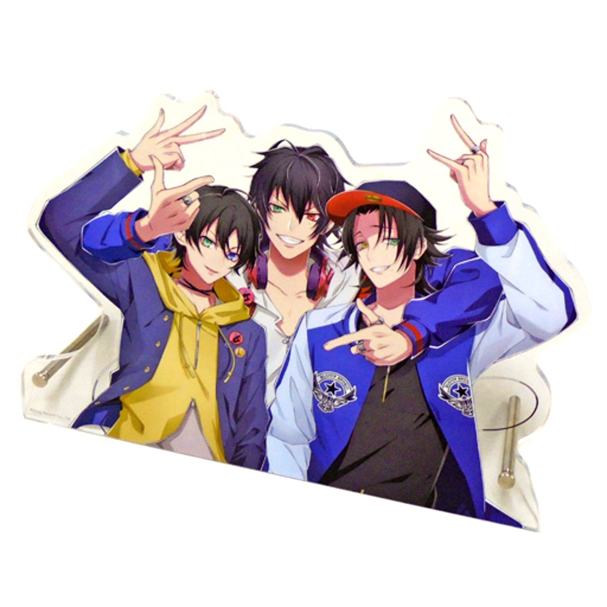 Buster Bros!!! Hypnosis Mic: Division Rap Battle Big Acrylic Stand Official Store Hypnosis Microphone Base [USED]