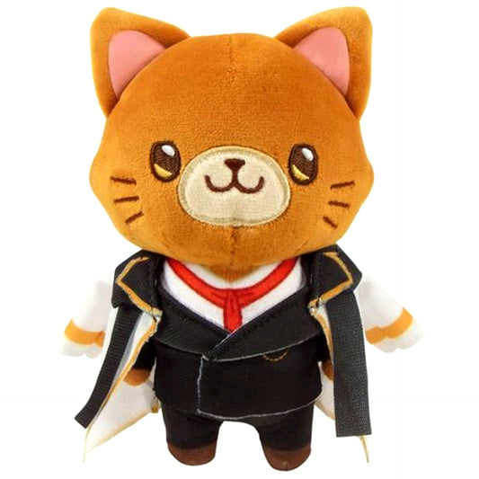 Siegfried GRANBLUE FANTASY withCAT Plush Keychain with Eye Mask [USED]
