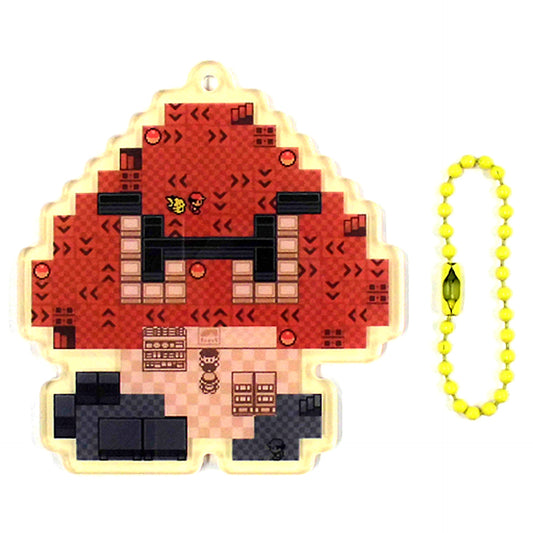 Goomba Super Mario 8BIT SCRAMBLE Acrylic Charm Collection Pokemon Center Shibuya & Nintendo TOKYO Limited [USED]