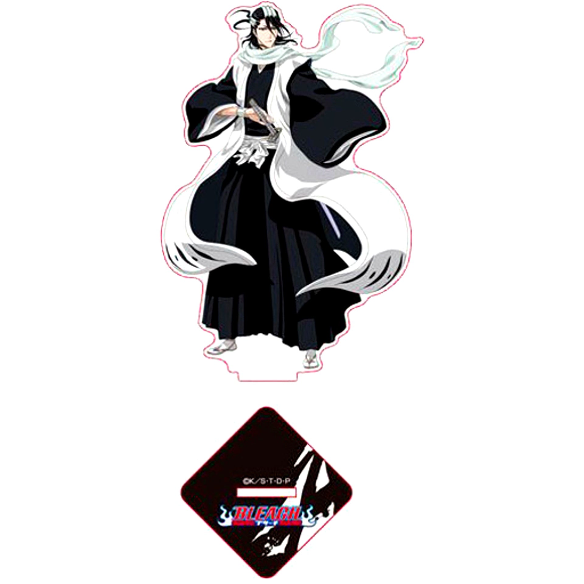 Byakuya Kuchiki Newly Drawn Acrylic Stand Bleach [USED]