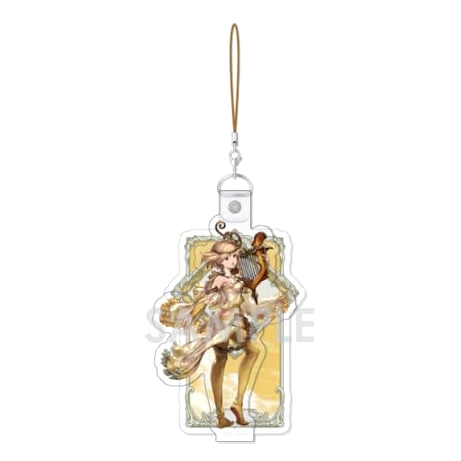 Granblue Fantasy Harpist Character Vinyl Strap Job Collection Protagonist Female BOX Vol.2 Keychains [USED]