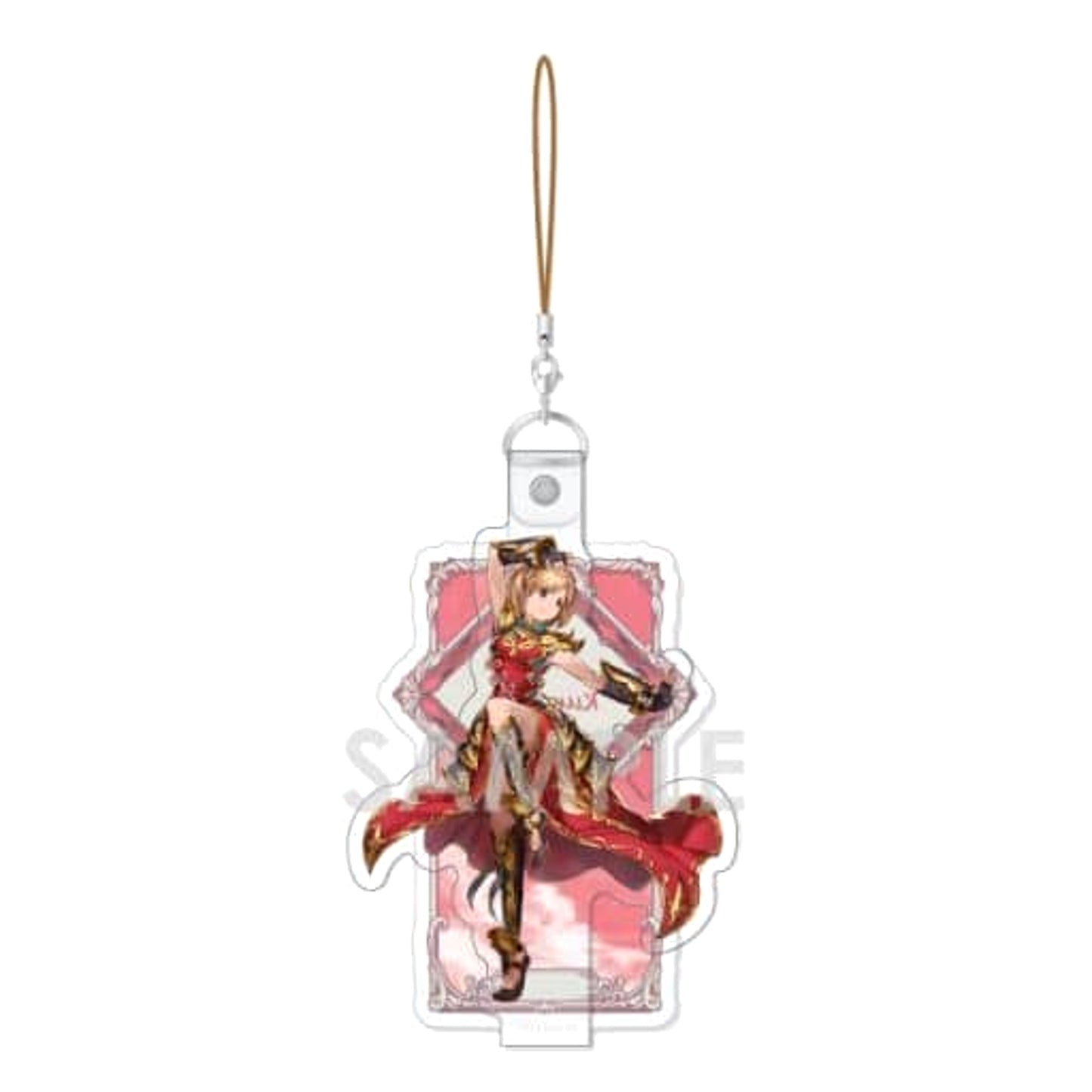 Granblue Fantasy Kung Fu Artist Character Vinyl Strap Job Collection Protagonist Female BOX Vol.2 Keychains [USED]